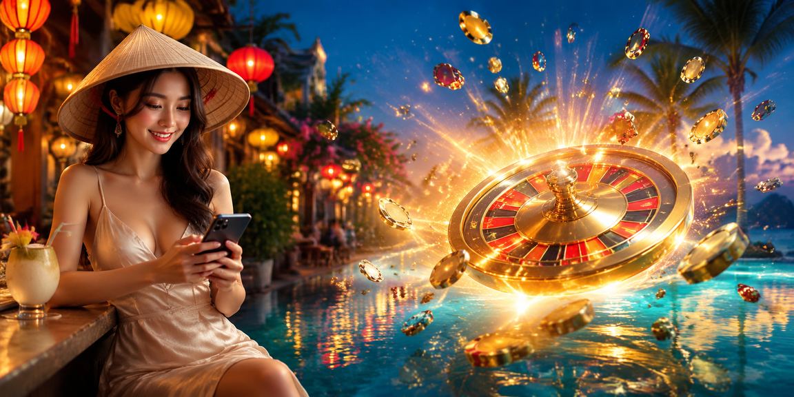 Trải nghiệm roulette phong cách Hà Nội với nón lá truyền thống